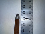 New Brown Genuine Leather Nocona Silver Pendent 28” Belt #399 JJ-143