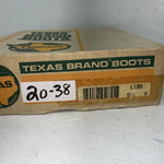 New Women’s Brown Texas Brand Cowboy Boots. L195 5.5 5 1/2 M. 20-38