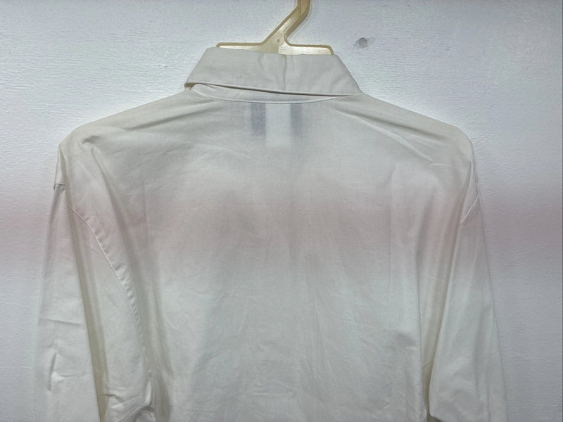 New Women’s Cricket Creek White Long Sleeve Button Up Small LL-35