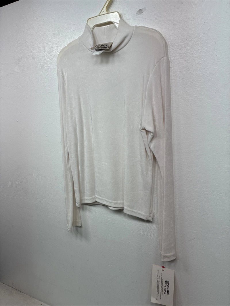 New Kids 1849 RanchWear White Long Sleeve Size Kids Large YY-3