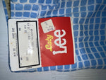 New Vintage Blue Checkered Lee Polyester Pants #2652644 ZZ-46