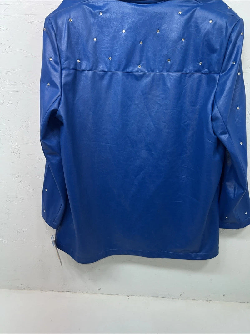 New Women’s Blue 1849 Authentic Ranchwear Western Show Jacket XXL #2932 UU-16