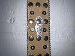 New Black Genuine Leather Nocona Silver Bling XL Belt #N3489201 NN-118