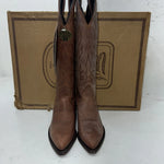 New Women’s Brown J. Chisholm Cowboy Boots. S423 5.5 5 1/2 M. 20-23