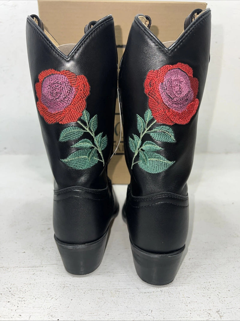 New Women’s Black Smoky Mountain Cowboy Boots. 3688 Y 6.5 6 1/2. 19-61