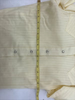 New Women’s Panhandle Slim Yellow Long Sleeve Pearl Snap Size 8 KK-63 