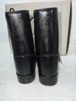 New Women’s Black A Jama Product Lace Up Cowboy Boots. 5110G 6.5 6 1/2. 18-10