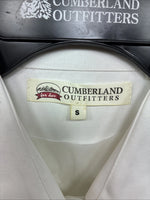 New Women’s Cumberland White Designed Short Sleeve Pearl Snap MM-70