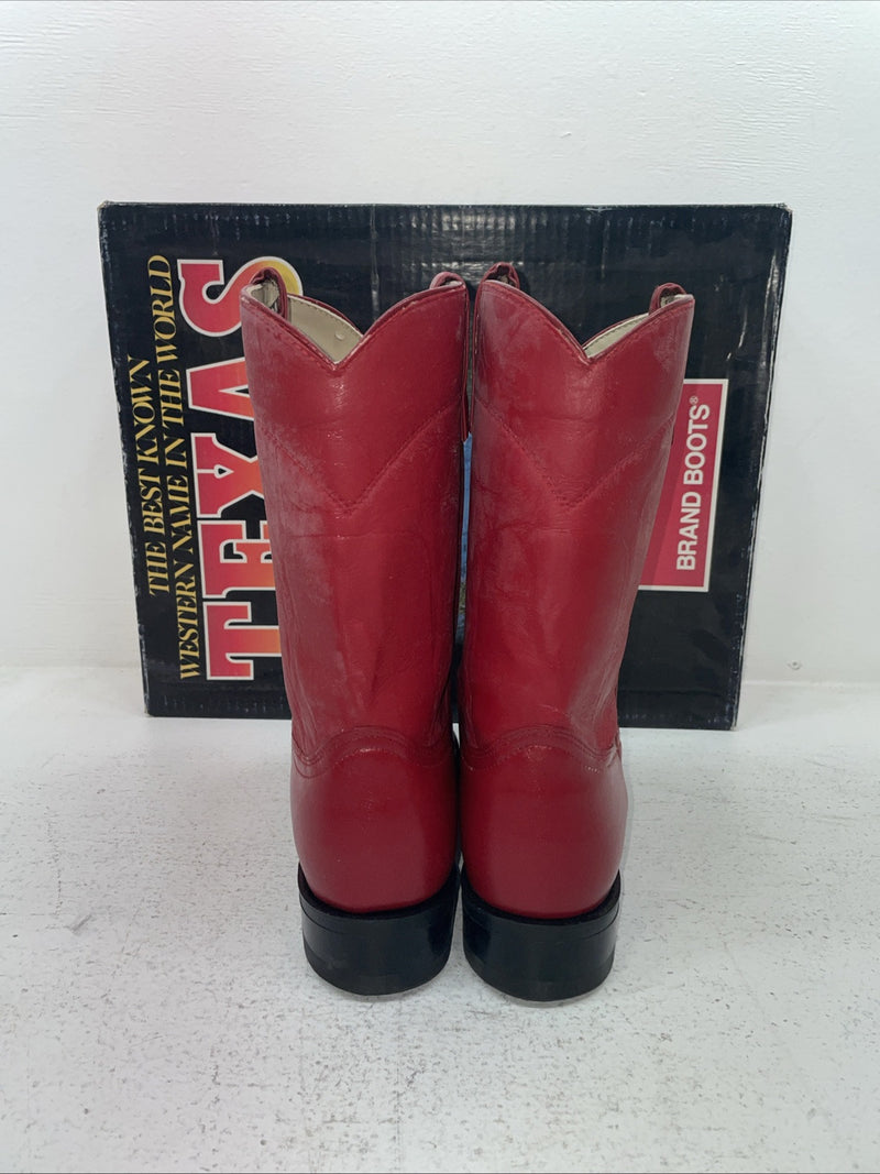 New Men’s Red Texas Brand Cowboy Boots. 8803 9.5 9 1/2 D. 5-43