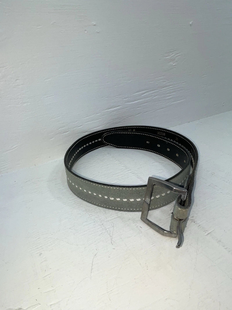 New Blue Genuine Leather Weaved 360 Belt #952 JJ-83