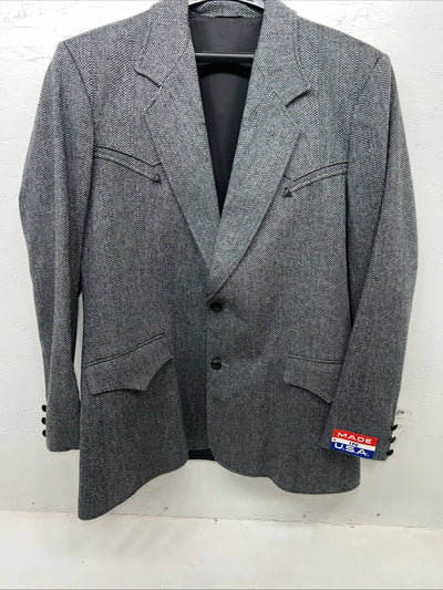 New Men’s Pioneer Wear Blue Suit Jacket 46L #12537 HH-607