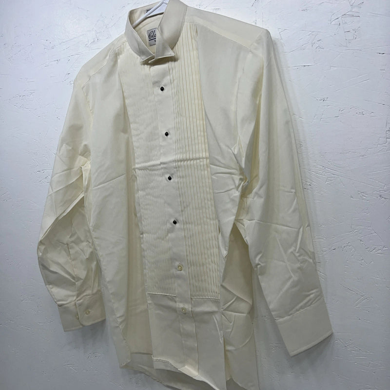 New Men’s Classix Cream Long Sleeve Pearl Snap Small 30/31 B-49