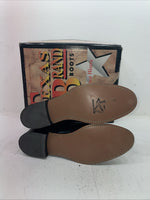 New Men’s Black Lace Up Texas Brand Cowboy Boots. 8850 10 E E. 6-75
