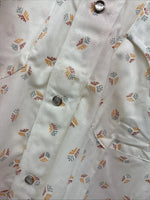 New Women’s Dickson Jenkins Floral Long Sleeve Pearl Snap 15 Large LL-88