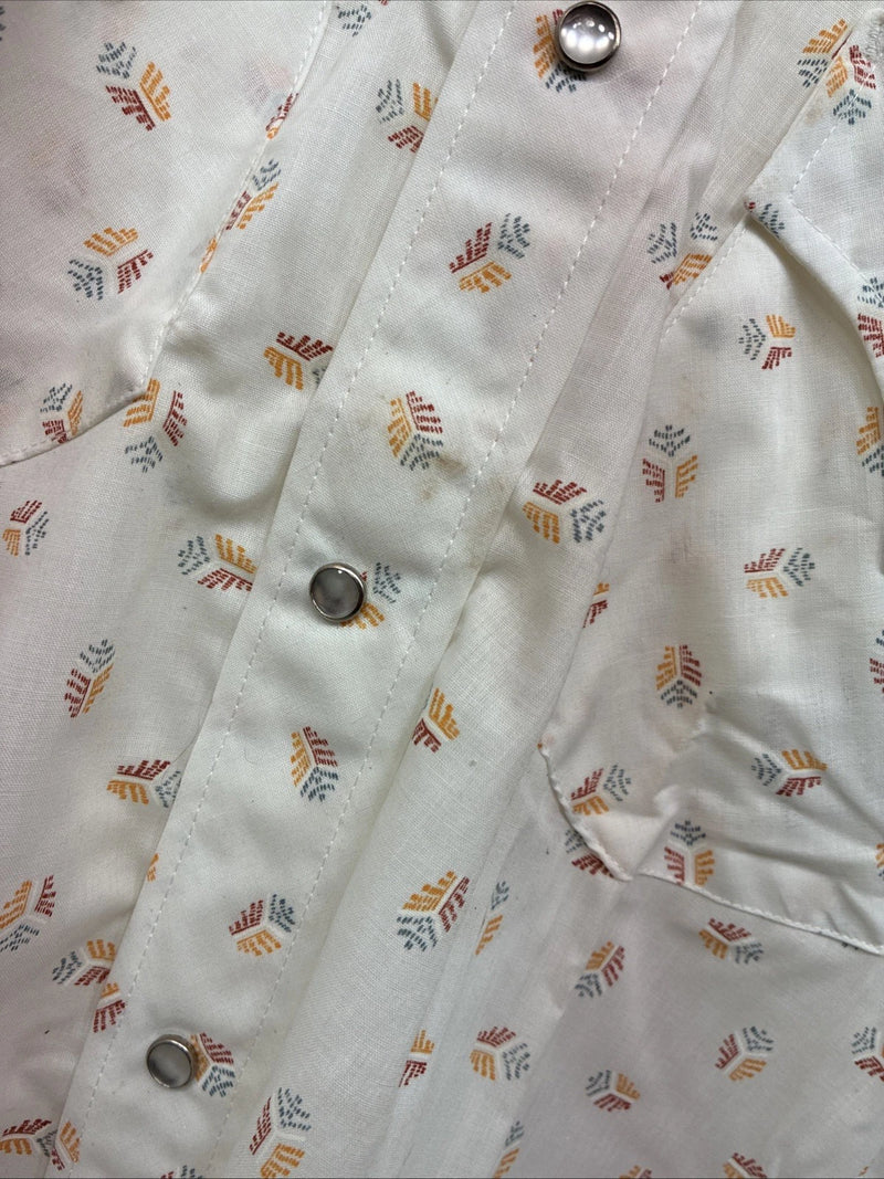 New Women’s Dickson Jenkins Floral Long Sleeve Pearl Snap 15 Large LL-88