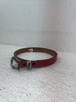 New Red Genuine Leather Nocona 34” Belt #357 Z-14