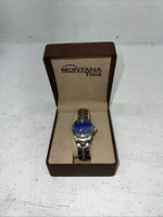 New Women’s Montana Silversmiths Silver Blue Watch. MT650 D-19