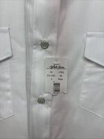 New Women’s White Horse White Long Sleeve Pearl Snap Large KK-74