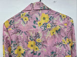 New Women’s Panhandle Slim Pink floral Long Sleeve Pearl Snap 10/32 KK-11