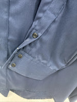 New Men’s Cowboy Threads Blue Half Design Long Sleeve Button Up XL M-75