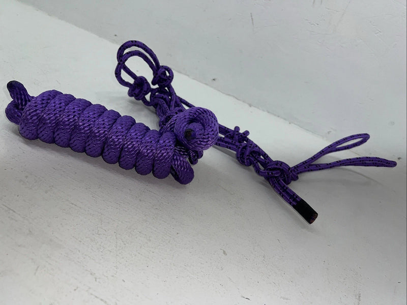 New Tough 1 Purple Poly Rope Tied Halter #50-1010 G-504