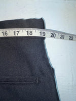 New Vintage Black Crimplene Polyester Pants XX-90