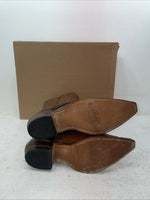 New Men’s Brown Rodeo Cowboy Boots. 7044 7 D. 1-42