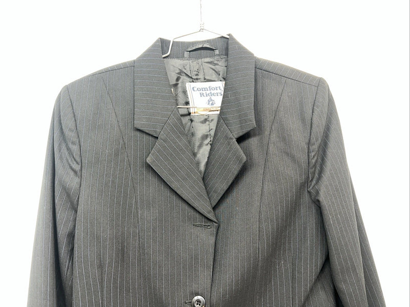 New Women’s Comfort Riders Black Hunt Meister Riding Coat 10 Long JJ-609
