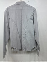 New Women’s Cowboy Threads Stripe Long Sleeve Bottom Up Large MM-22