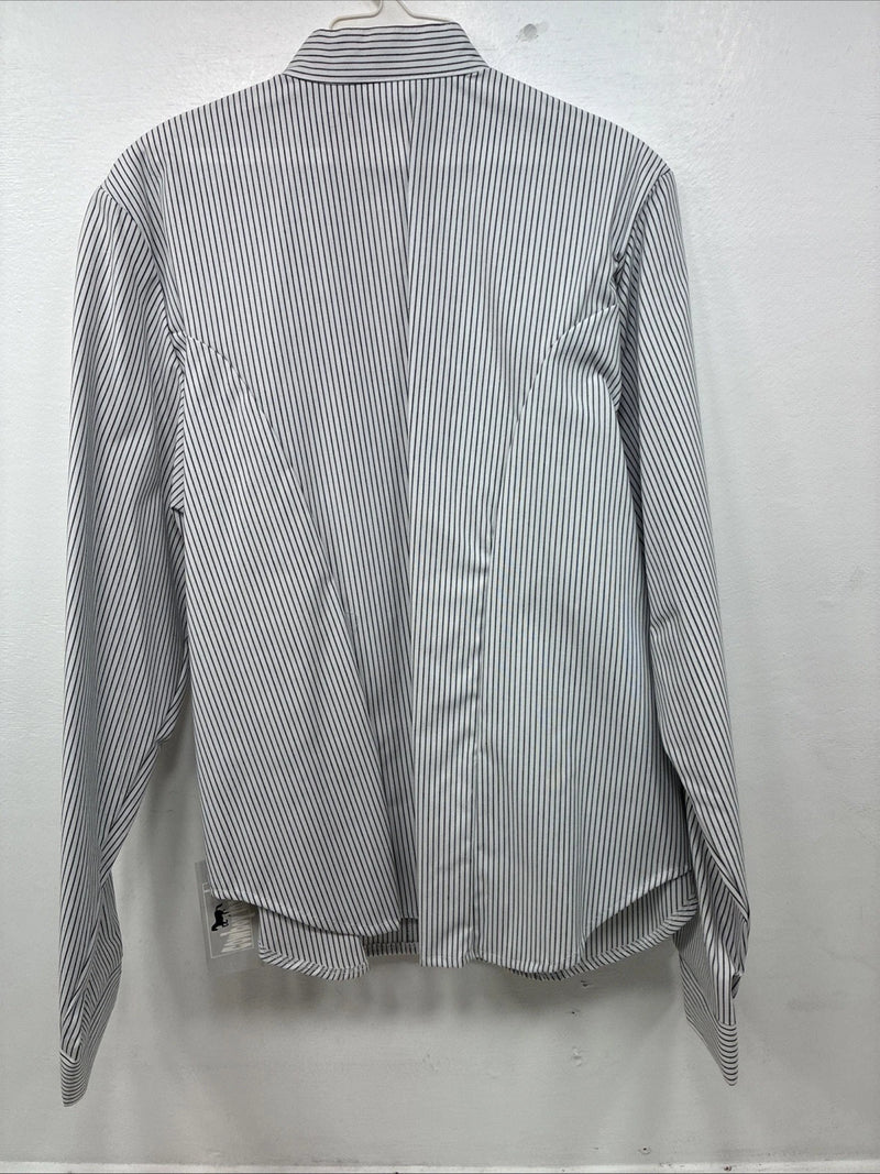 New Women’s Cowboy Threads Stripe Long Sleeve Bottom Up Large MM-22