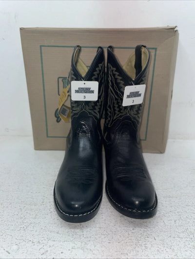 New Kids Black Smoky Mountain Cowboy Boots. 3045 C 3. 22-6