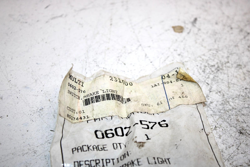 93 Arctic Cat Thundercat Oem NOS Brake Light Switch 0602-576 SAS7