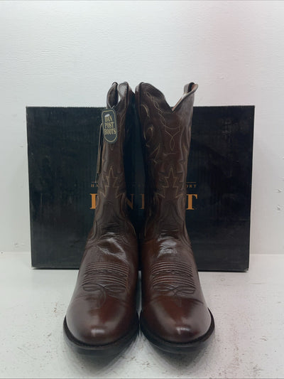 New Men’s Brown Dan Post Cowboy Boots. 2111 R 10 E W. 7-29