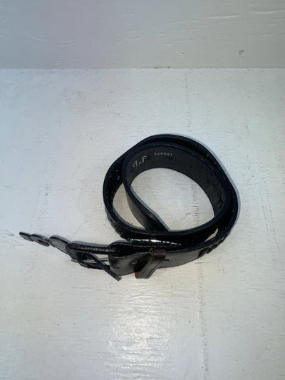 New Black Genuine Leather M & F Weaved And Pendent 24” Belt #3241001 NN-69