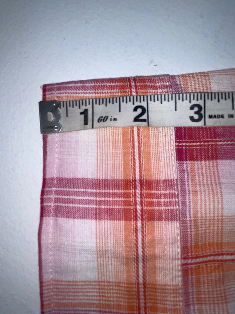 New Women’s Pink Plaid Cumberland Outfitters Long Sleeve Button Up Shirt L 3B-20