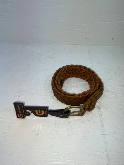 New Brown Genuine Leather Chambers Braided 28” Belt NN-45