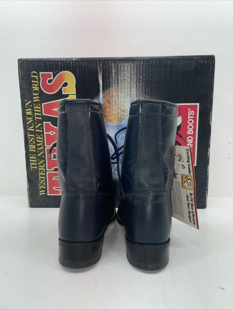 New Women’s Navy Texas Brand Cowboy Boots. 4445 8 M. 16-18
