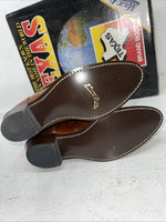 New Women’s Brown Texas Brand Cowboy Boots. 4244 7 M. 18-75