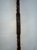 New Brown Genuine Leather Tooled And Silver Pendent 28” Belt #5721 NN-15