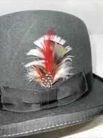 New Women’s Charcoal Derby English Riding Hat. 7 1/4. 12-107