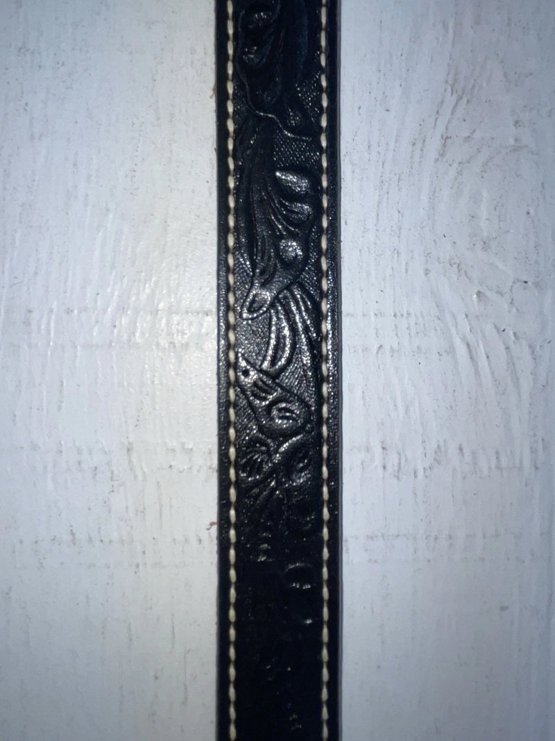 New Black Genuine Leather Western Express Tooled 18” Belt #XK101 NN-70