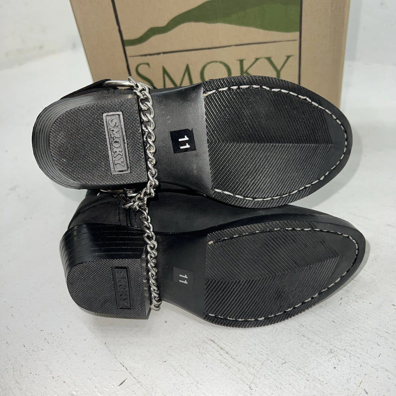 New Children’s Black Smoky Mountain Cowboy Boots. 3283 C 11 D. 24-76