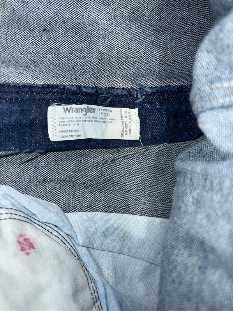 New Men’s Wrangler Cowboy Cut Original Fit Denim Jeans. 15x34 K-14