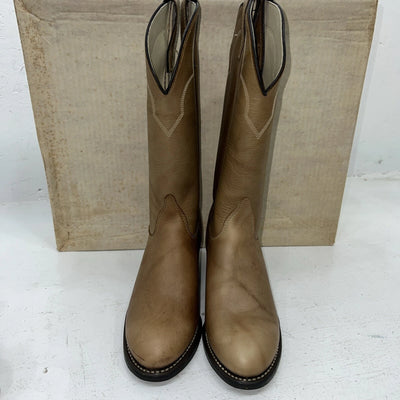 New Women’s Tan Texas Brand Cowboy Boots. 4901 6 M. 20-88