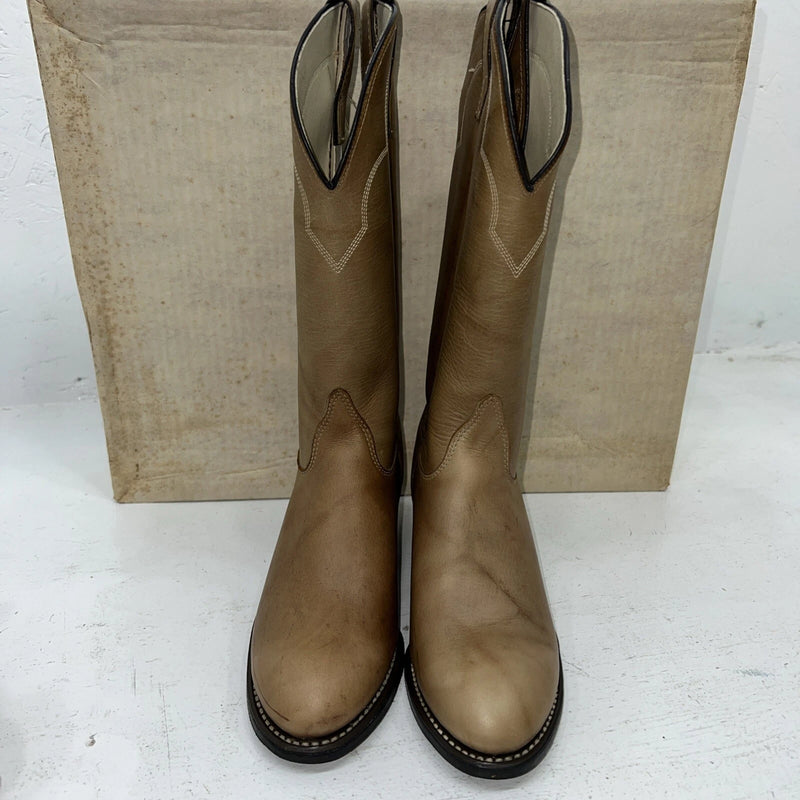 New Women’s Tan Texas Brand Cowboy Boots. 4901 6 M. 20-88