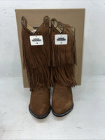 New Women’s Brown Fringe Smoky Mountain Cowboy Boots. 6566 M 6. 20-133