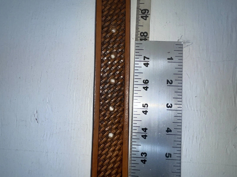 New Brown Genuine Leather Western Express Tooled Eagle 46” Belt #226 NN-127
