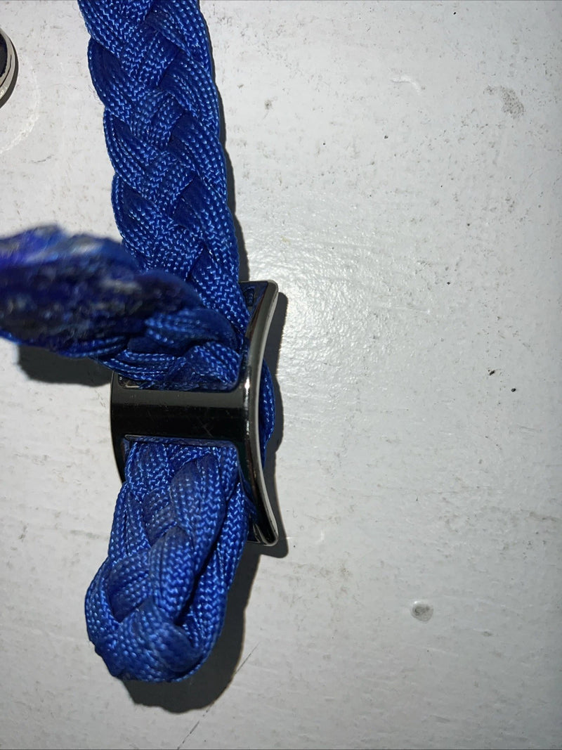 New Tough 1 Blue Nylon Braided Reins #54-915 Y-17