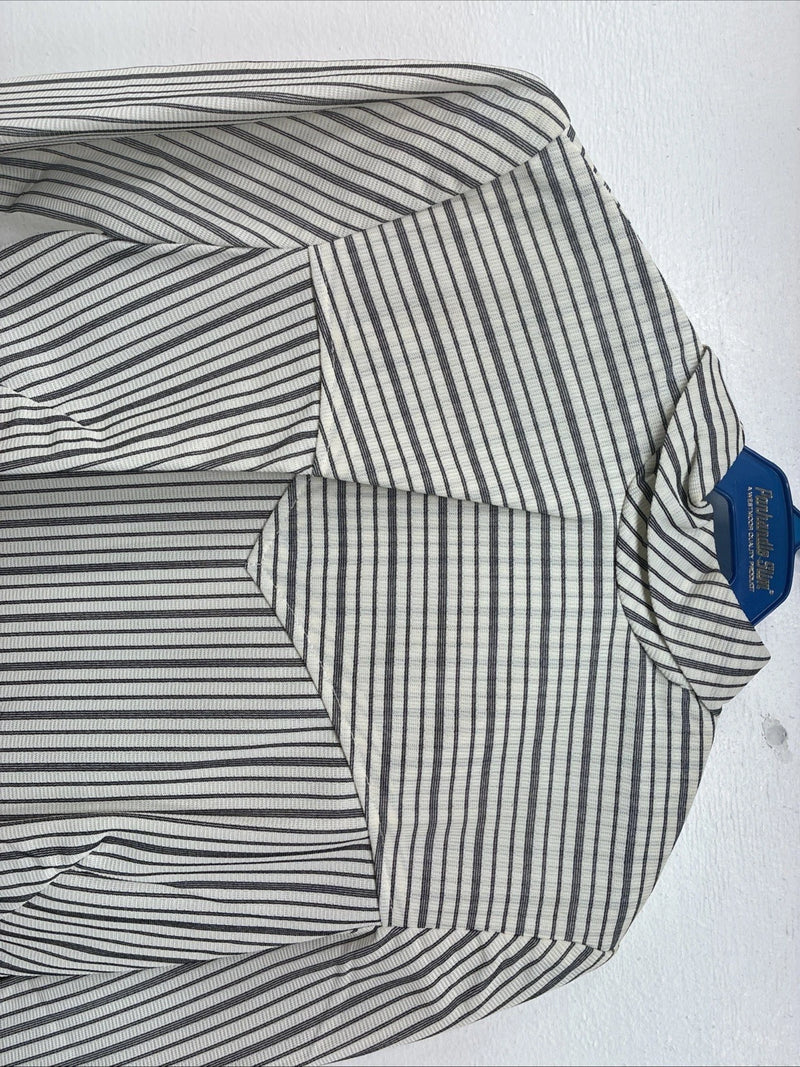 New Women’s TexasTogs Stripe Long Sleeve Zip Up Show Shirt Size 30 3B-2