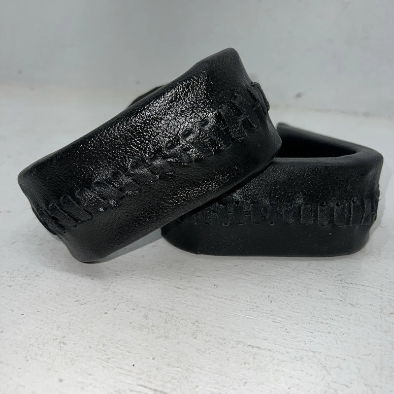 New Black Leather Lace Stirrups FF-15
